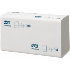 Бумажные полотенца Tork (Торк) Н3 Universal Singlefold, 23х23 см, 1-х слойные, 250 листов