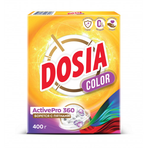Стиральный порошок автомат Dosia (Дося) Color, 400 г Стиральный порошок автомат Dosia (Дося) Color, 400 г
