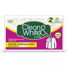 Хозяйственное мыло Duru Clean and White Против сложных пятен, 120 г Хозяйственное мыло Duru Clean and White Против сложных пятен, 120 г