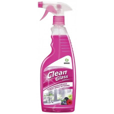 Средство для мытья стекол и зеркал Clean Glass Лесная ягода, курок, 600 мл Средство для мытья стекол и зеркал Clean Glass Лесная ягода, курок, 600 мл