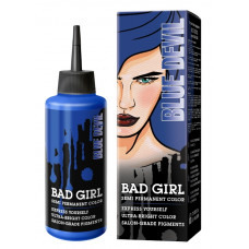 Краска для волос Bad Girl, Blue Devil, синий, 150 мл Краска для волос Bad Girl, Blue Devil, синий, 150 мл