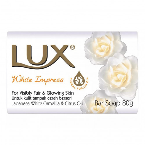 Мыло туалетное Lux (Люкс) Bright Impress белое Яркое впечатление, Японская камелия, 80 г Мыло туалетное Lux (Люкс) Bright Impress белое Яркое впечатление, Японская камелия, 80 г