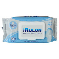 Влажная туалетная бумага Mon Rulon, пластиковый клапан, 50 шт Влажная туалетная бумага Mon Rulon, пластиковый клапан, 50 шт