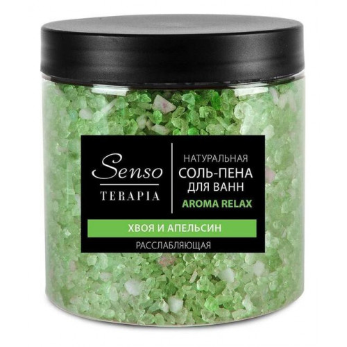 Соль для ванн Senso Terapia Aroma Relax, Расслабляющая, 560 г Соль для ванн Senso Terapia Aroma Relax, Расслабляющая, 560 г