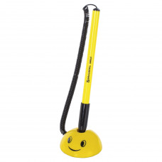 Ручка шариковая настольная Brauberg (Брауберг) Smile, цвет синий, корпус желтый, 0,7 мм, линия 0,35 мм Ручка шариковая настольная Brauberg (Брауберг) Smile, цвет синий, корпус желтый, 0,7 мм, линия 0,35 мм
