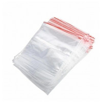Гриппер (пакет ziplock) Пвд 7х10 см, красная полоса, 35 мкм, 100 шт/уп Гриппер (пакет ziplock) Пвд 7х10 см, красная полоса, 35 мкм, 100 шт/уп