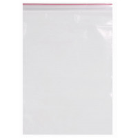 Гриппер (пакет ziplock) Пвд 20х25 см, красная полоса, 35 мкм, 100 шт/уп Гриппер (пакет ziplock) Пвд 20х25 см, красная полоса, 35 мкм, 100 шт/уп