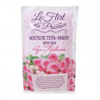 Мягкое гель-мыло для рук Le Flirt (Ле Флирт) Роза Прованса, дой-пак, 500 мл