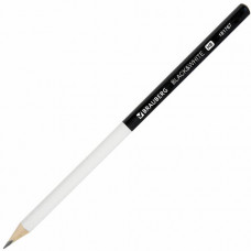 Карандаш чернографитный BRAUBERG (Брауберг) Black&White, HB, корпус черно-белый Карандаш чернографитный BRAUBERG (Брауберг) Black&White, HB, корпус черно-белый