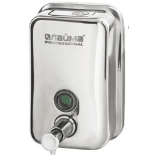 Диспенсер для жидкого мыла ЛАЙМА Professional Inox, нержавеющая сталь, зеркальный, наливной, 500 мл