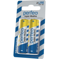 Батарейки алкалиновые Perfeo (Перфео) mini Super Alkaline, АА, LR6/2BL, 2 шт Батарейки алкалиновые Perfeo (Перфео) mini Super Alkaline, АА, LR6/2BL, 2 шт