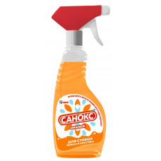 Средство для мытья стекол, зеркал и пластика Санокс ORANGE (с триггером), 500 мл Средство для мытья стекол, зеркал и пластика Санокс ORANGE (с триггером), 500 мл