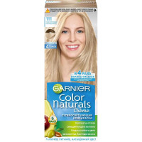 Краска для волос Garnier (Гарньер) Color Naturals Creme, тон 111 - Супер осветляющий платиновый блонд Краска для волос Garnier (Гарньер) Color Naturals Creme, тон 111 - Супер осветляющий платиновый блонд