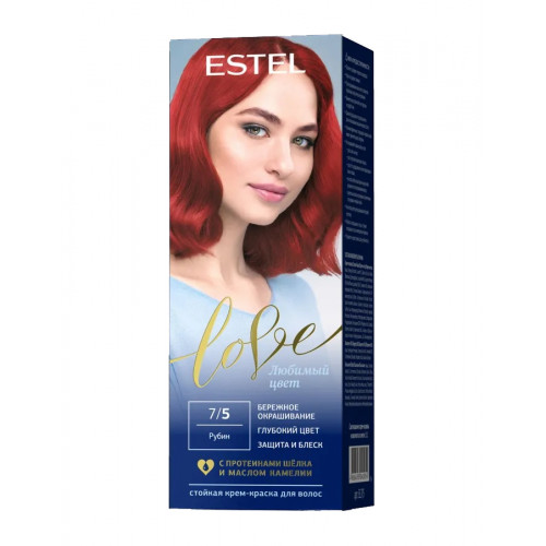Краска для волос Estel Love (Эстель Лав) 7/5 - Рубин Краска для волос Estel Love (Эстель Лав) 7/5 - Рубин