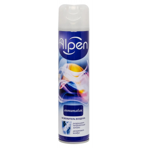 Освежитель воздуха Alpen Антитабак, 300 мл Освежитель воздуха Alpen Антитабак, 300 мл