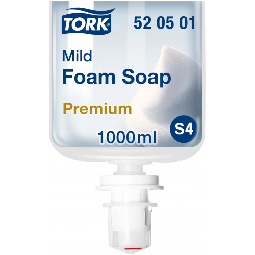 Мыло-пена Tork (Торк) S4, мягкое, прозрачное, 1 л Мыло-пена Tork (Торк) S4, мягкое, прозрачное, 1 л
