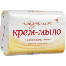 Крем-мыло Невская косметика Натуральное с протеинами Шелка, 90 г