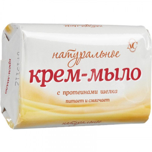 Крем-мыло Невская косметика Натуральное с протеинами Шелка, 90 г Крем-мыло Невская косметика Натуральное с протеинами Шелка, 90 г