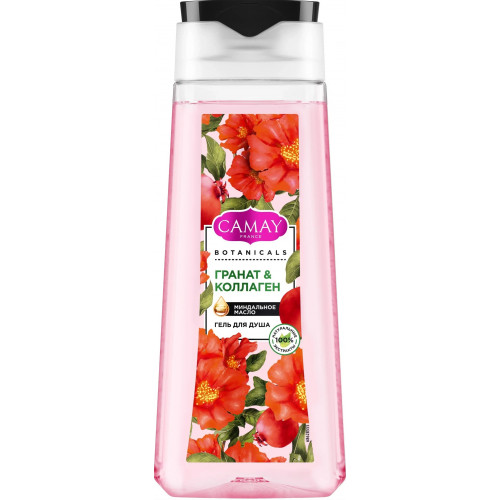 Гель для душа Camay (Камей) Botanicals Цветы граната, 250 мл Гель для душа Camay (Камей) Botanicals Цветы граната, 250 мл