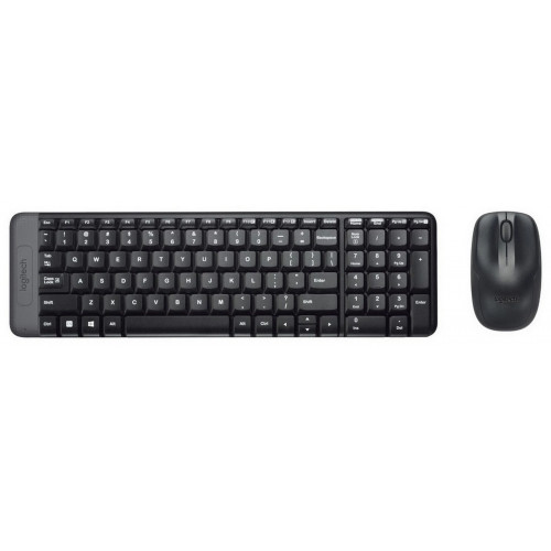 Набор беспроводной LOGITECH Wireless Desktop MK220, клавиатура + мышь 2 кнопки + 1 колесо-кнопка, черная Набор беспроводной LOGITECH Wireless Desktop MK220, клавиатура + мышь 2 кнопки + 1 колесо-кнопка, черная