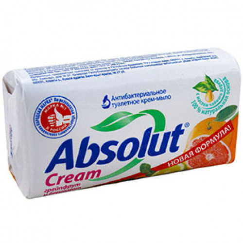 Мыло туалетное Absolut (Абсолют) Грейпфрут и бергамот, 90 г Мыло туалетное Absolut (Абсолют) Грейпфрут и бергамот, 90 г