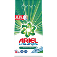 Стиральный порошок автомат Ariel (Ариэль) Аквапудра «Горный родник», 3 кг Стиральный порошок автомат Ariel (Ариэль) Аквапудра «Горный родник», 3 кг