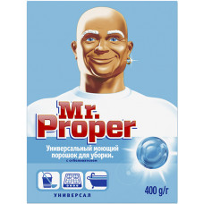 Универсальный моющий порошок Mr.Proper (Мистер Пропер) с отбеливателем, 400 г Универсальный моющий порошок Mr.Proper (Мистер Пропер) с отбеливателем, 400 г