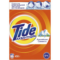 Стиральный порошок автомат Tide (Тайд) Аквапудра «Альпийская свежесть», 450 г Стиральный порошок автомат Tide (Тайд) Аквапудра «Альпийская свежесть», 450 г