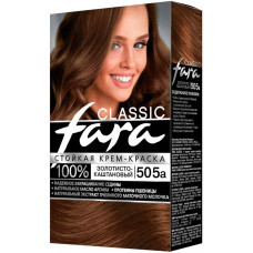 Краска для волос Fara (Фара) Classic, тон 505a - Золотисто-каштановый