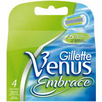 Кассеты для бритья женские Gillette Venus Embrace (Джилет Венус Имбрейс), 4 шт