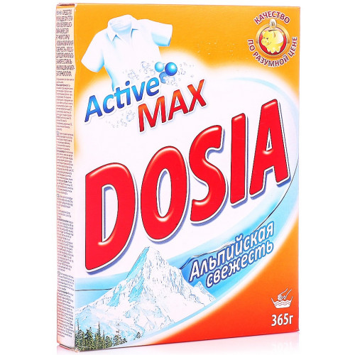 Стиральный порошок для ручной стирки Dosia (Дося) Альпийская свежесть, 365 г Стиральный порошок для ручной стирки Dosia (Дося) Альпийская свежесть, 365 г