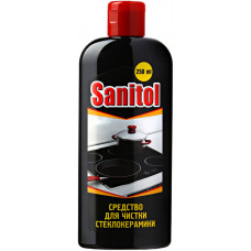 Средство для чистки стеклокерамики Sanitol (Санитол), 250 мл Средство для чистки стеклокерамики Sanitol (Санитол), 250 мл
