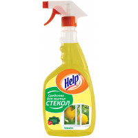 Средство для мытья стекол Help (Хелп) Лимон, курок, 500 мл Средство для мытья стекол Help (Хелп) Лимон, курок, 500 мл