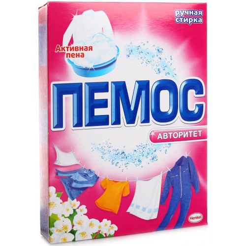 Стиральный порошок для ручной стирки Пемос Авторитет активная пена, 350 г Стиральный порошок для ручной стирки Пемос Авторитет активная пена, 350 г