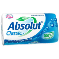 Мыло туалетное антибактериальное Absolut (Абсолют) Classic Ультразащита, 90 г Мыло туалетное антибактериальное Absolut (Абсолют) Classic Ультразащита, 90 г