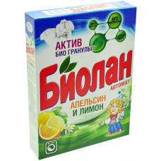 Стиральный порошок автомат Биолан Апельсин и Лимон, 350 г