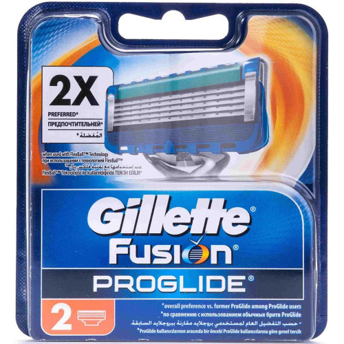 Кассеты для бритья Gillette Fusion (Джиллетт Фьюжен) ProGlide, 2 шт Кассеты для бритья Gillette Fusion (Джиллетт Фьюжен) ProGlide, 2 шт