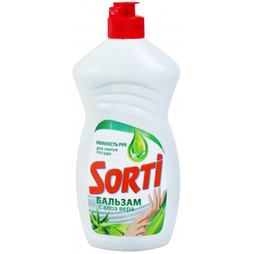 Бальзам для мытья посуды Sorti (Сорти) Алоэ Вера, 450 мл Бальзам для мытья посуды Sorti (Сорти) Алоэ Вера, 450 мл