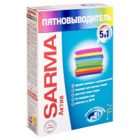 Пятновыводитель порошкообразный Sarma Active 5в1, 500 г Пятновыводитель порошкообразный Sarma Active 5в1, 500 г