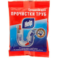 Средство для прочистки труб Help (Хелп), саше, 90 г Средство для прочистки труб Help (Хелп), саше, 90 г