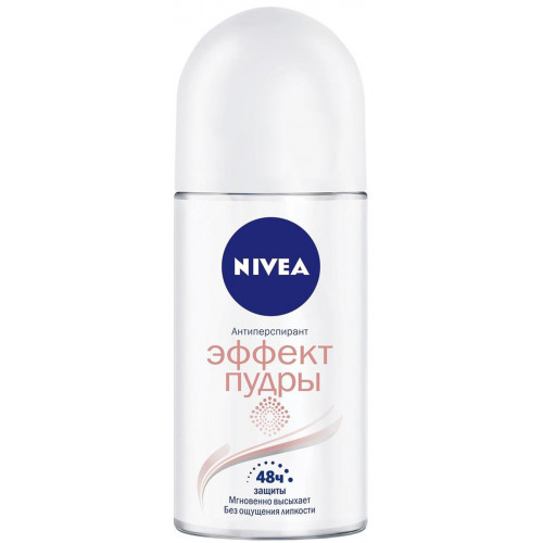Антиперспирант шариковый женский Nivea Эффект пудры, 50 мл Антиперспирант шариковый женский Nivea Эффект пудры, 50 мл