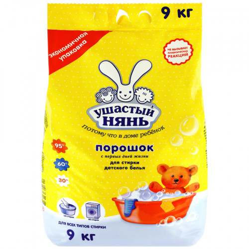 Стиральный порошок Ушастый нянь, 9 кг Стиральный порошок Ушастый нянь, 9 кг