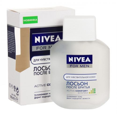 Лосьон после бритья Nivea Men для чувствительной кожи, 100 мл Лосьон после бритья Nivea Men для чувствительной кожи, 100 мл