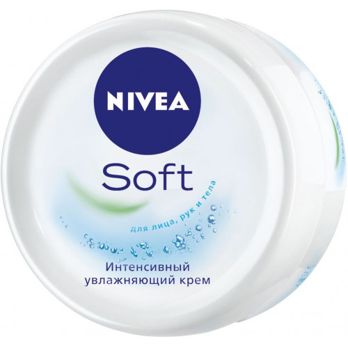 Интенсивный увлажняющий крем Nivea Soft для лица, рук и тела, 200 мл Интенсивный увлажняющий крем Nivea Soft для лица, рук и тела, 200 мл