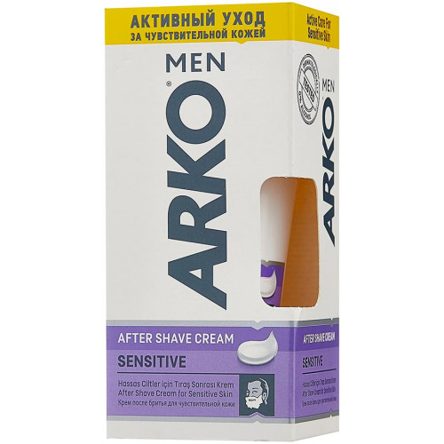 Крем после бритья Arko (Арко) Men Sensitive, 50 г Крем после бритья Arko (Арко) Men Sensitive, 50 г