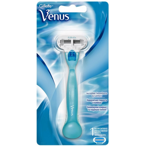 Станок женский для бритья Gillette Venus, 1 кассета Станок женский для бритья Gillette Venus, 1 кассета
