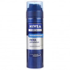 Пена для бритья Nivea for Men Увлажняющая, 200 мл Пена для бритья Nivea for Men Увлажняющая, 200 мл