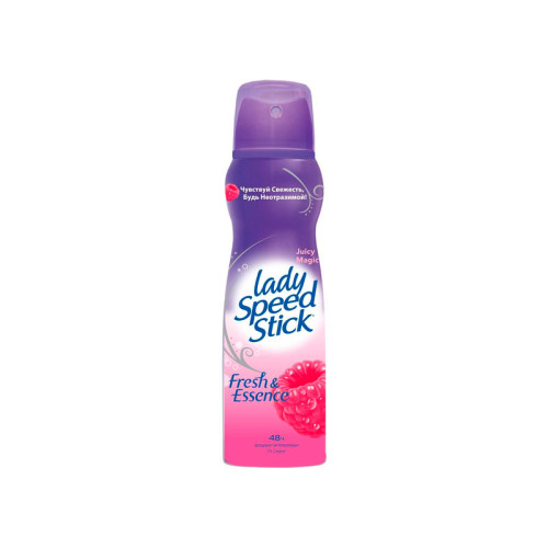 Дезодорант-антиперспирант спрей Lady Speed Stick (Леди Спид Стик) Fresh & Essence Малина, 150 мл Дезодорант-антиперспирант спрей Lady Speed Stick (Леди Спид Стик) Fresh & Essence Малина, 150 мл