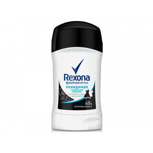 Дезодорант-антиперспирант стик Rexona (Рексона) Невидимая Прозрачный кристалл, 45 г Дезодорант-антиперспирант стик Rexona (Рексона) Невидимая Прозрачный кристалл, 45 г