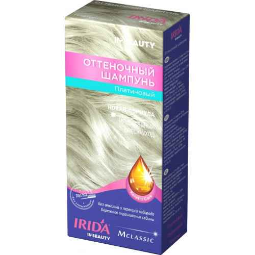 Оттеночный шампунь IRIDA-М (Ирида) Платиновый Оттеночный шампунь IRIDA-М (Ирида) Платиновый